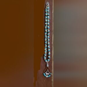 Elegant Beaded Necklace with Pendant